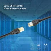 Unitek Cat7 Ultra-Fast Ethernet Round Cable 15m Black - C1814EBK