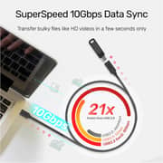 Unitek USB-C Extension Cable 0.5m Black - C14086BK-0.5M