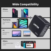 Unitek Compact Wall Charger Black - P1117B