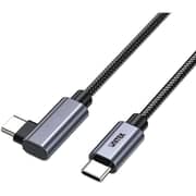 Unitek 90° L-Shape USB-C Cable Black 0.5m - C14123BK-0.5M
