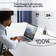 Unitek 90° L-Shape USB-C Cable Black 0.5m - C14123BK-0.5M