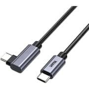 Unitek 90° L-Shape Brided USB-C Cable 3m Black - C14123BK-3M
