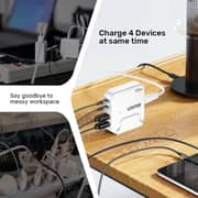 Unitek Slim Desktop Charger White - P1228AWH01-UK