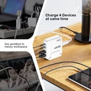 Unitek Slim Desktop Charger White - P1229AWH01-UK
