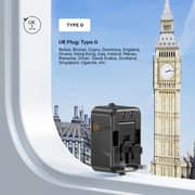 Unitek Universal Travel Adapter Black - P1120AB