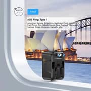 Unitek Universal Travel Adapter Black - P1120AB