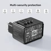 Unitek Universal Travel Adapter Black - P1121ABK01