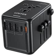 Unitek Universal Travel Adapter Black - P1121ABK01