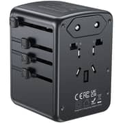 Unitek Universal Travel Adapter Black - P1121ABK01