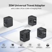 Unitek Universal Travel Adapter Black - P1121ABK01