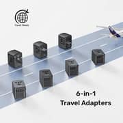 Unitek Universal Travel Adapter Black - P1121ABK01