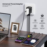 Unitek Universal Travel Adapter Black - P1121ABK01