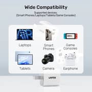 Unitek Mini USB Wall Charger White - P1125AWH01-UK