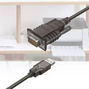 Unitek Durable USB-2.0 to Serial RS232 Cable 3m Transparent - Y-108C01