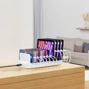 Unitek 10 Port USB Charging Station Cloud White - Y-2190D01-UK