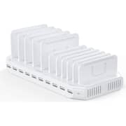 Unitek 10 Port USB Charging Station Cloud White - Y-2190D01-UK