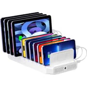 Unitek 10 Port USB Charging Station Cloud White - Y-2190D01-UK