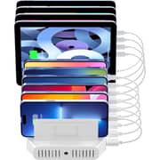 Unitek 10 Port USB Charging Station Cloud White - Y-2190D01-UK