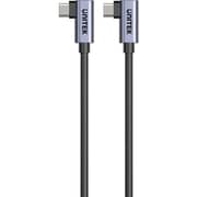 Unitek Dual 90° USB-C Cable 1m Black - C14147ABK01-1M