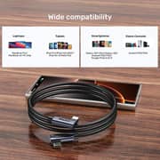 Unitek Dual 90° USB-C Cable 1m Black - C14147ABK01-1M