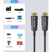 Unitek Fiber Optic HDMI 2.0 Cable 100m Black - C11072BK-100M