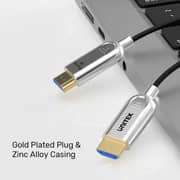 Unitek Fiber Optic HDMI 2.0 Cable 50m Space Grey - C11092ASL01-50M