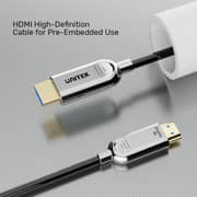 Unitek Fiber Optic 4K HDMI Cable 80m Space Grey - C11092ASL01-80M
