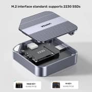 Unitek Magnetic M.2 2230 NVMe SSD Enclosure - S1244AGY01