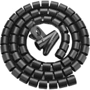Unitek Spiral Cable Organizer With Clamp 25m Black - OT1102ABK03-25M