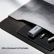 Unitek 5Gbps USB-C to RJ45 Ethernet 15cm Space Grey - U1343AGY01