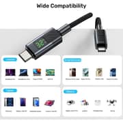 Unitek 60W Braided USB-C to USB-C Cable 1m Black - C14158ABK01-1M