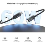 Unitek 60W Braided USB-C to USB-C Cable 2m Black - C14158ABK01-2M