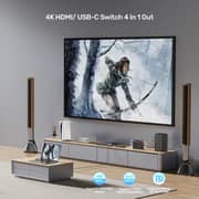 Unitek 4 In 1 Out 4K HDMI/ USB-C Switch - V1313AGY01-UK