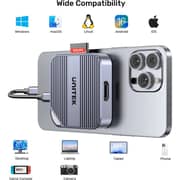 Unitek Magnetic SD/Micro SD Card Reader with 6-in-1 Hub - S1244CGY01