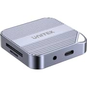 Unitek Magnetic SD/Micro SD Card Reader with 6-in-1 Hub - S1244CGY01