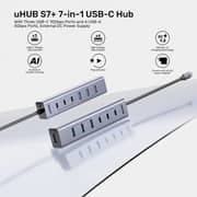 Unitek uHUB S7+ 7-in-1 USB-C Hub - H1335AGY01-UK
