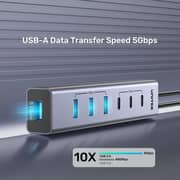Unitek uHUB S7+ 7-in-1 USB-C Hub - H1335AGY01-UK