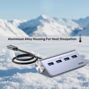 Unitek uHUB Q4 4-in-1 USB -C Hub - H1337BGY01