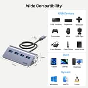 Unitek uHUB Q4 4-in-1 USB -C Hub - H1337BGY01