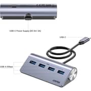 Unitek uHUB Q4 4-in-1 USB -C Hub - H1337BGY01