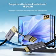 Unitek 4K HDMI To DisplayPort Cable 1.8m Space Grey - V1714AGY01