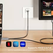 Unitek 4K HDMI To DisplayPort Cable 1.8m Space Grey - V1714AGY01