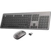 Unitek SlimDuo Wireless Keyboard And Mouse Space Grey - T054AGY01-US-AR