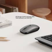 Unitek SlimDuo Wireless Keyboard And Mouse Space Grey - T054AGY01-US-AR