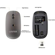 Unitek SlimDuo Wireless Keyboard And Mouse Space Grey - T054AGY01-US-AR