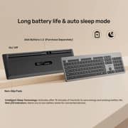 Unitek SlimDuo Wireless Keyboard And Mouse Space Grey - T054AGY01-US-AR