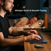 Unitek SlimDuo Wireless Keyboard And Mouse Space Grey - T054AGY01-US-AR