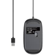 Unitek SlimTrack Wired Optical Mouse 1.5m Space Grey - T060BGY01