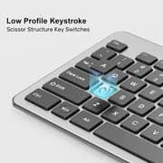Unitek SlimTap Ultra Light Wired Keyboard 1.5m Space Grey - T052AGY01-US-AR