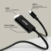 Unitek 4K@60Hz USB-C to HDMI Cable 2m Black - V1439ABK01